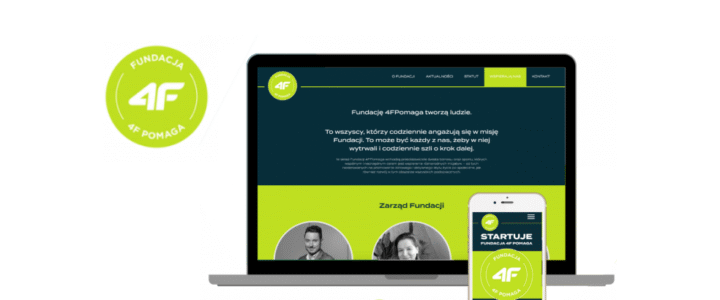 Online presence for 4FPomaga Foundation