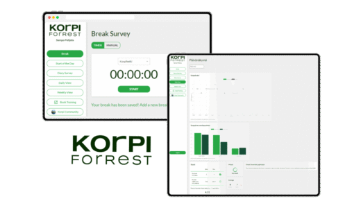 Korpi ForRest - Web application for tracking well-being